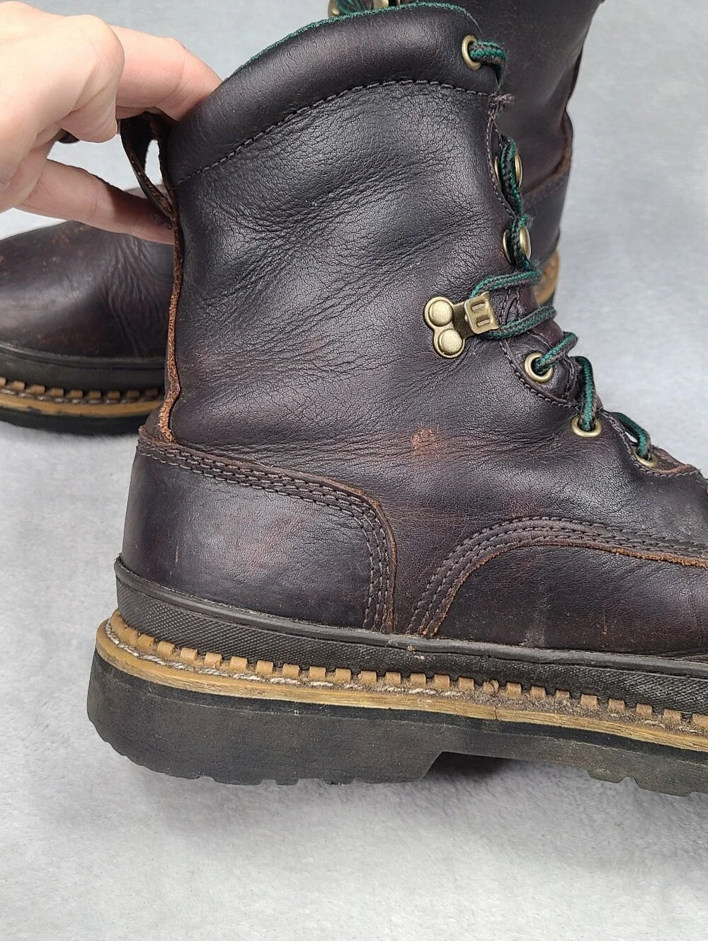 Georgia Boot Men's Work Boots Size 12 M Brown Leather 8